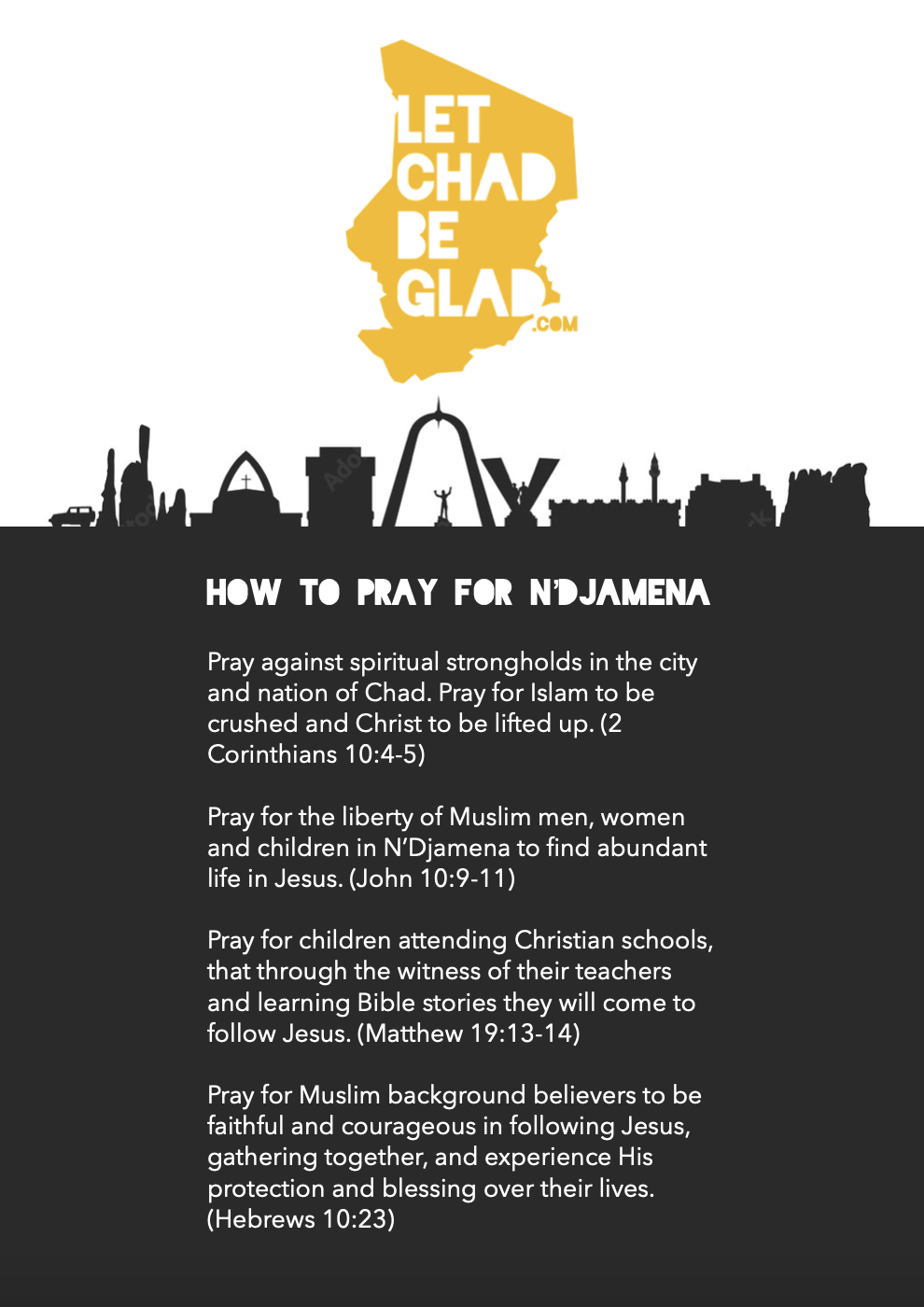 Pray for N'Djamena Chad